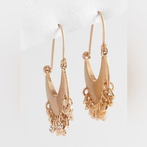 🐇 Torrid Beaded Pave Shaky hoop earring